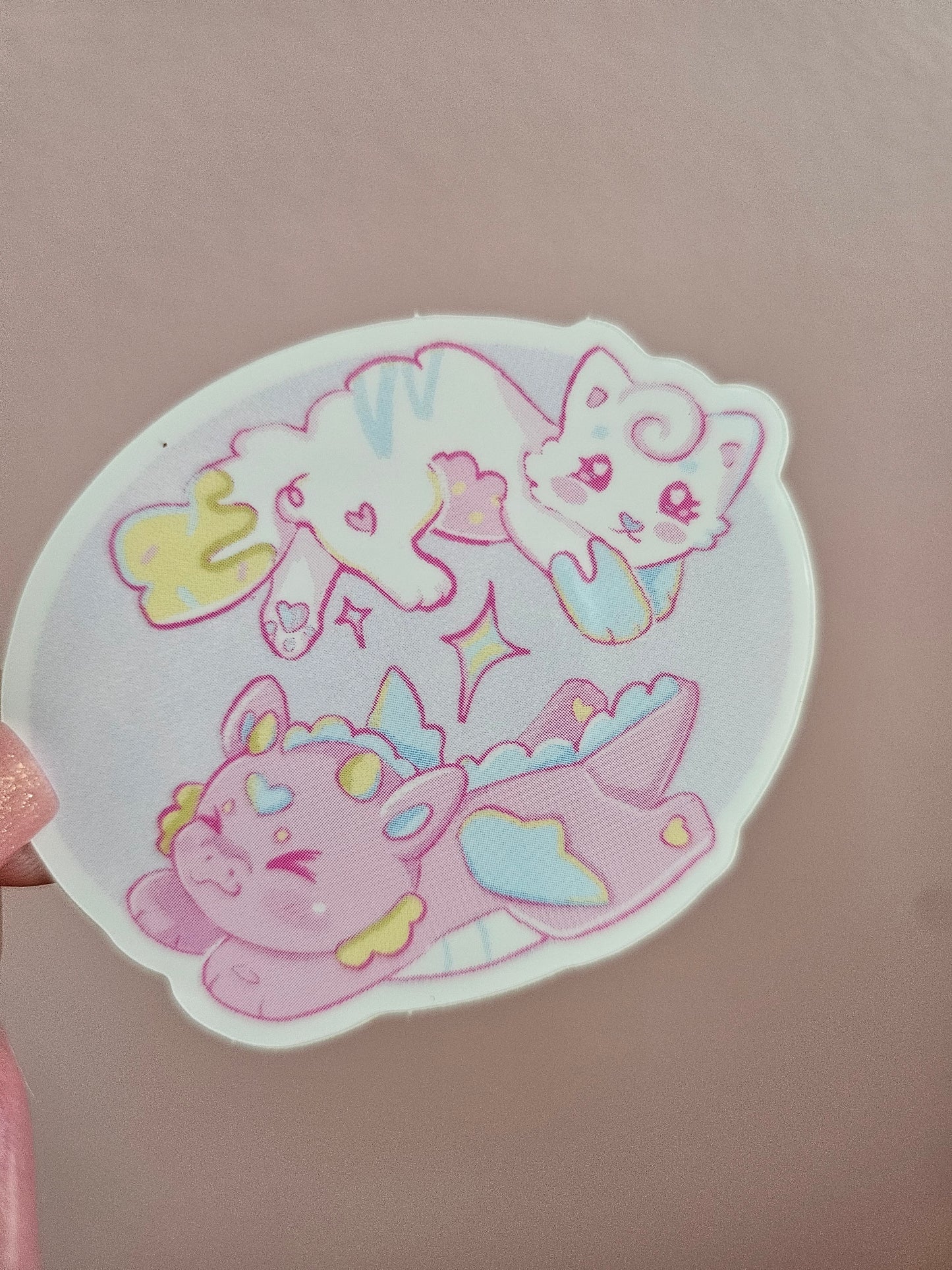 Dreampuff and icecream sticker