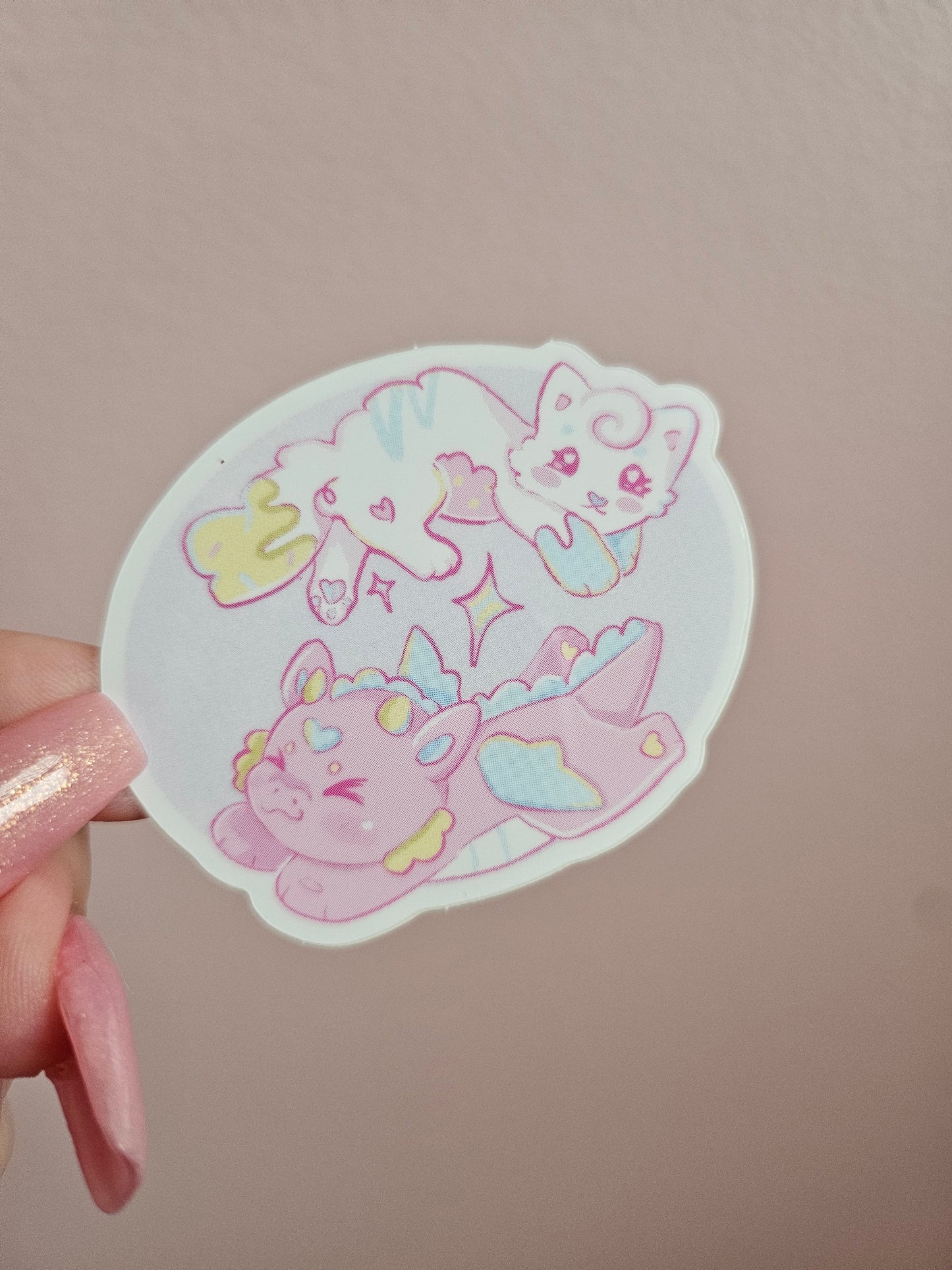 Dreampuff and icecream sticker