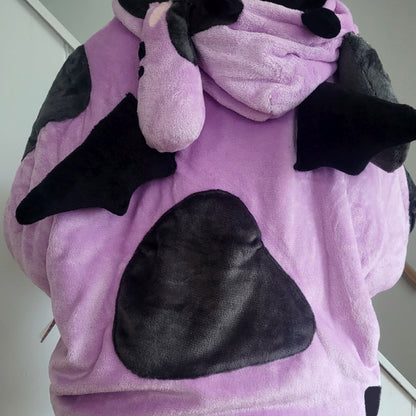Ube the goth cow hoodie
