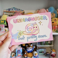 Undiagnosed but pretty sure snail 4x6 print – sugarycarousel