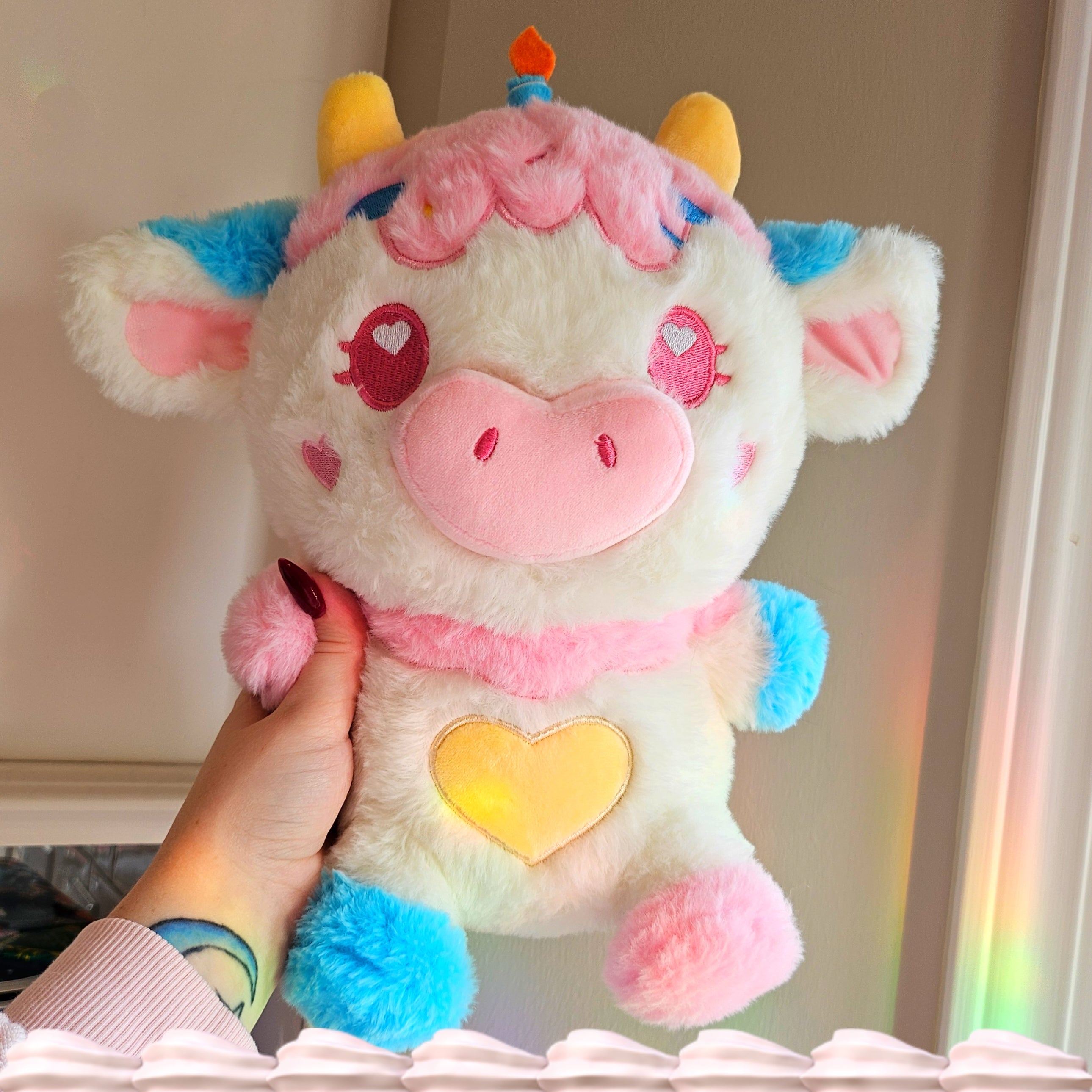 Strawberry Milkshake on sale Cow Plush Sugary Carousel