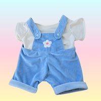 PREORDER: Sugarbell Pal Clothes: Floral Overalls & Tee