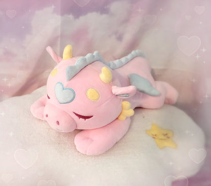 Sleeping Dreampuff and cloud pillow plush