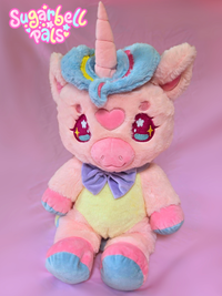 FEBRUARY PREORDER: Marshmallow the Unicorn Sugarbell Pal jumbo plush