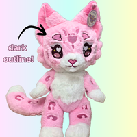PREORDER: Misprint/dark eyebrow Snowcone plush