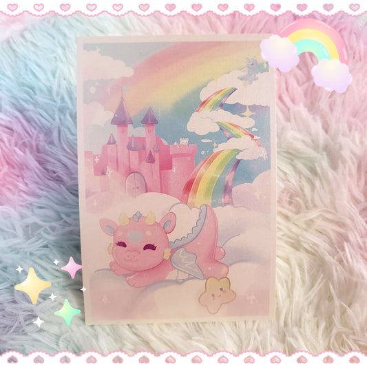 Dreampuff's world shimmer print