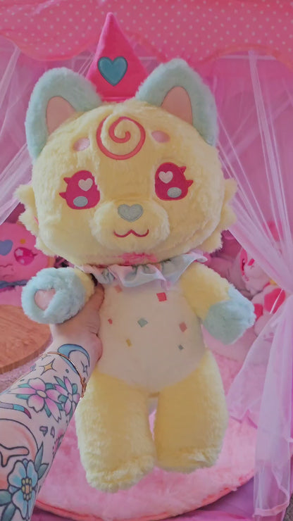 PREORDER Carousel the birthday kitty Jumbo plush