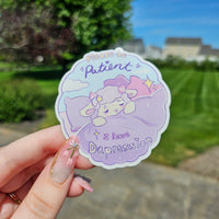 I have Depression Lullaby Glossy sticker