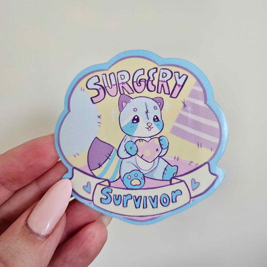 Surgery survivor 2.5 inch vinyl sticker