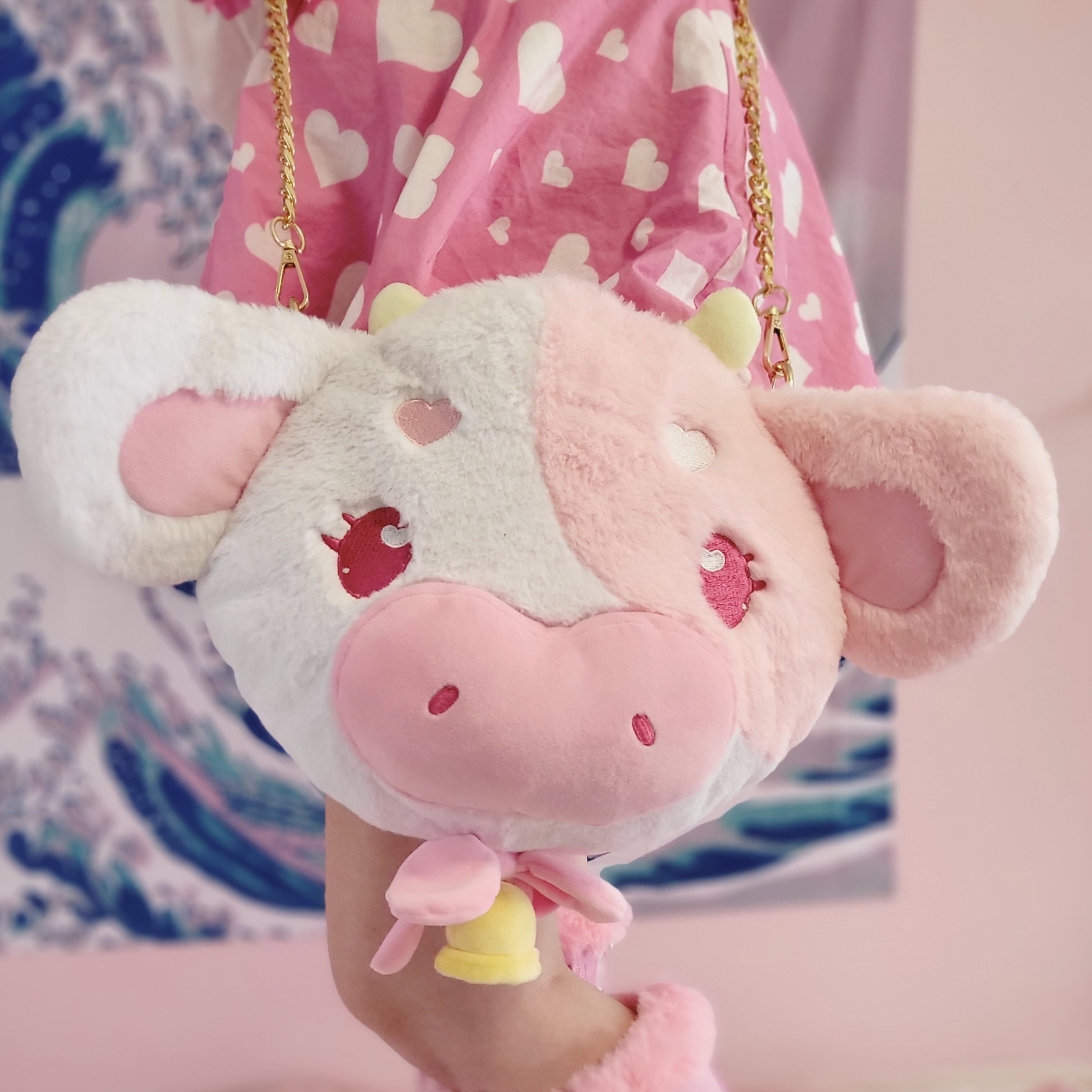 Milkshake the strawberry cow plush – sugarycarousel