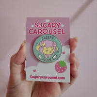Lullaby Sleepy club enamel pin