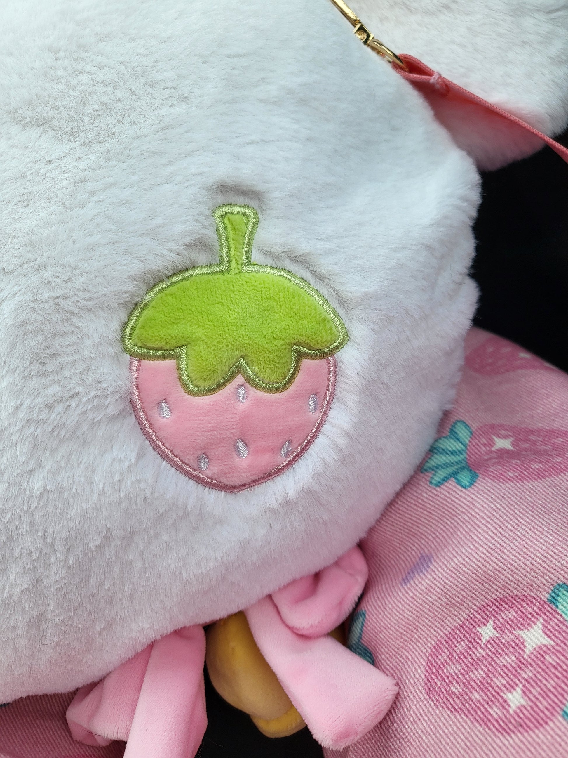 strawberry cow Milkshake plush purse